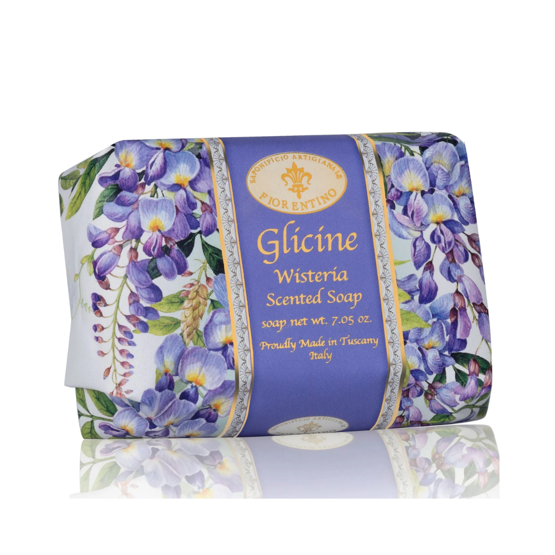 Saponificio Artigianale Fiorentino Wisteria Bar Soap Set of 12 x 200g