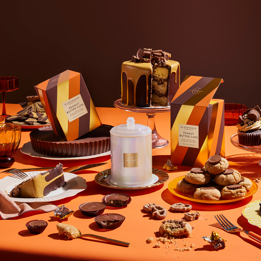 Glasshouse Fragrances Peanut Butter Cups Candle 380g