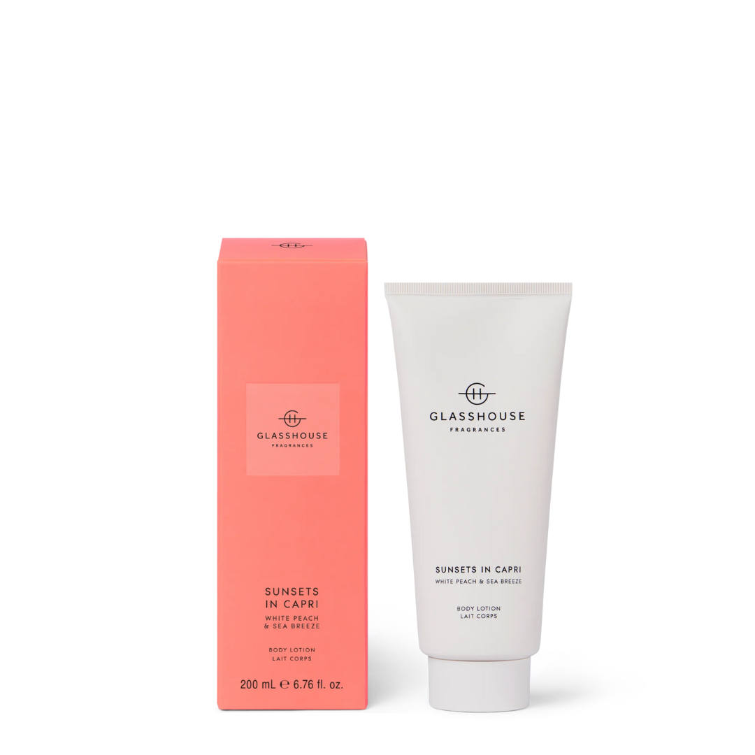 Glasshouse Fragrances Sunsets in Capri Body Lotion 200mL