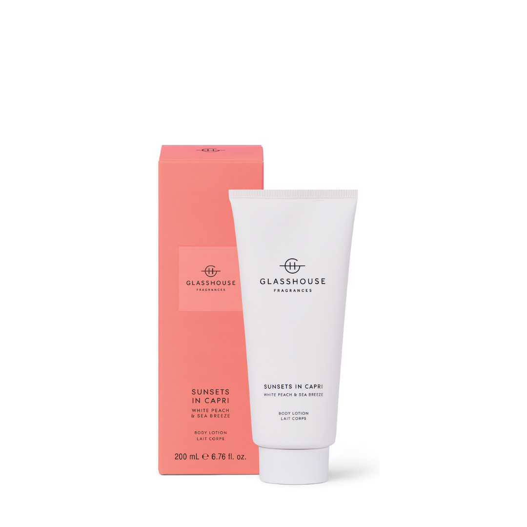 Glasshouse Fragrances Sunsets in Capri Body Lotion 200mL