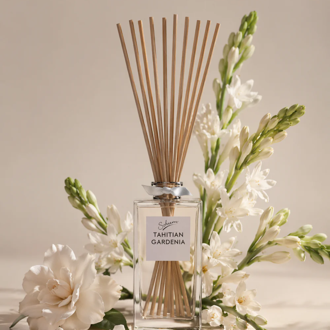Sohum Tahitian Gardenia Signature Diffuser 160ml & Candle 420g Bundle