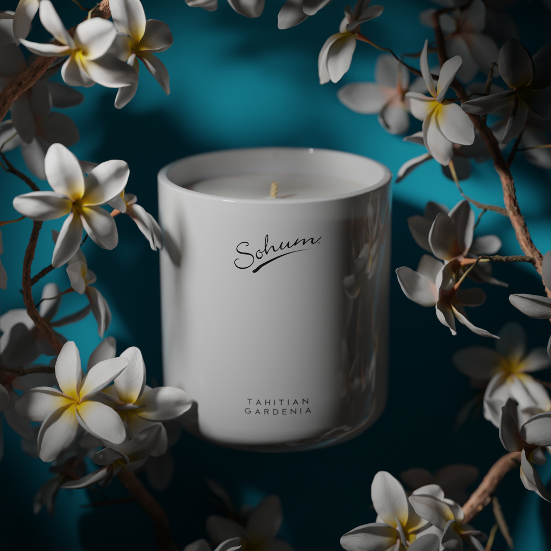 Sohum Tahitian Gardenia Signature Candle 100g