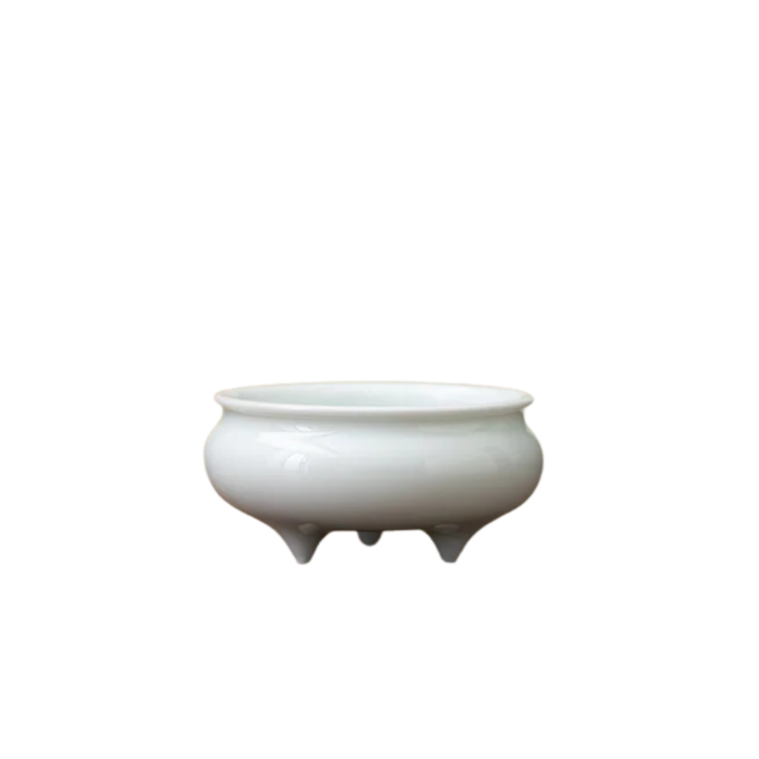 Three-Legged Ceramic Incense Holder & Waterfall Burner
