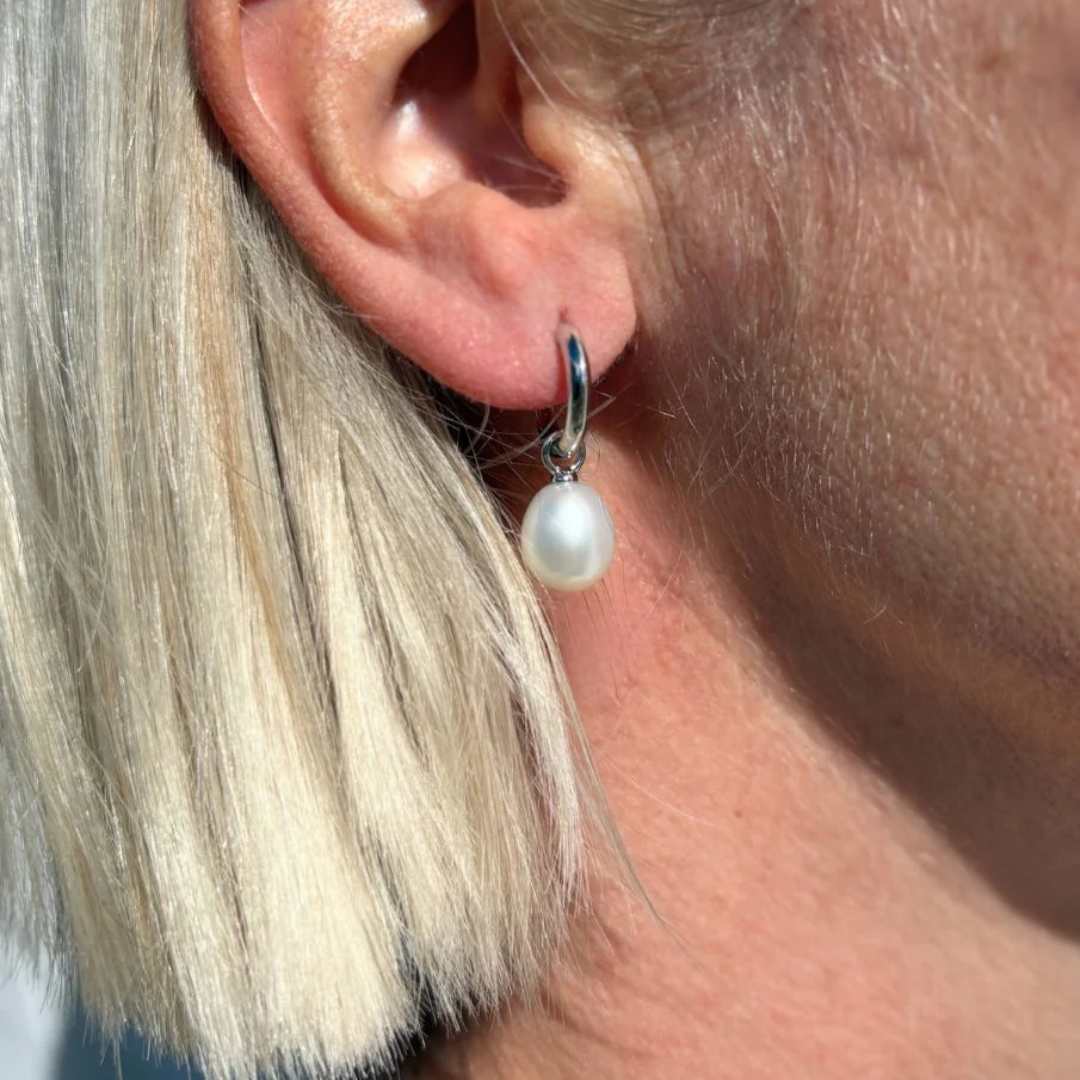 Ikecho Tilda Earrings Yellow & White Gold