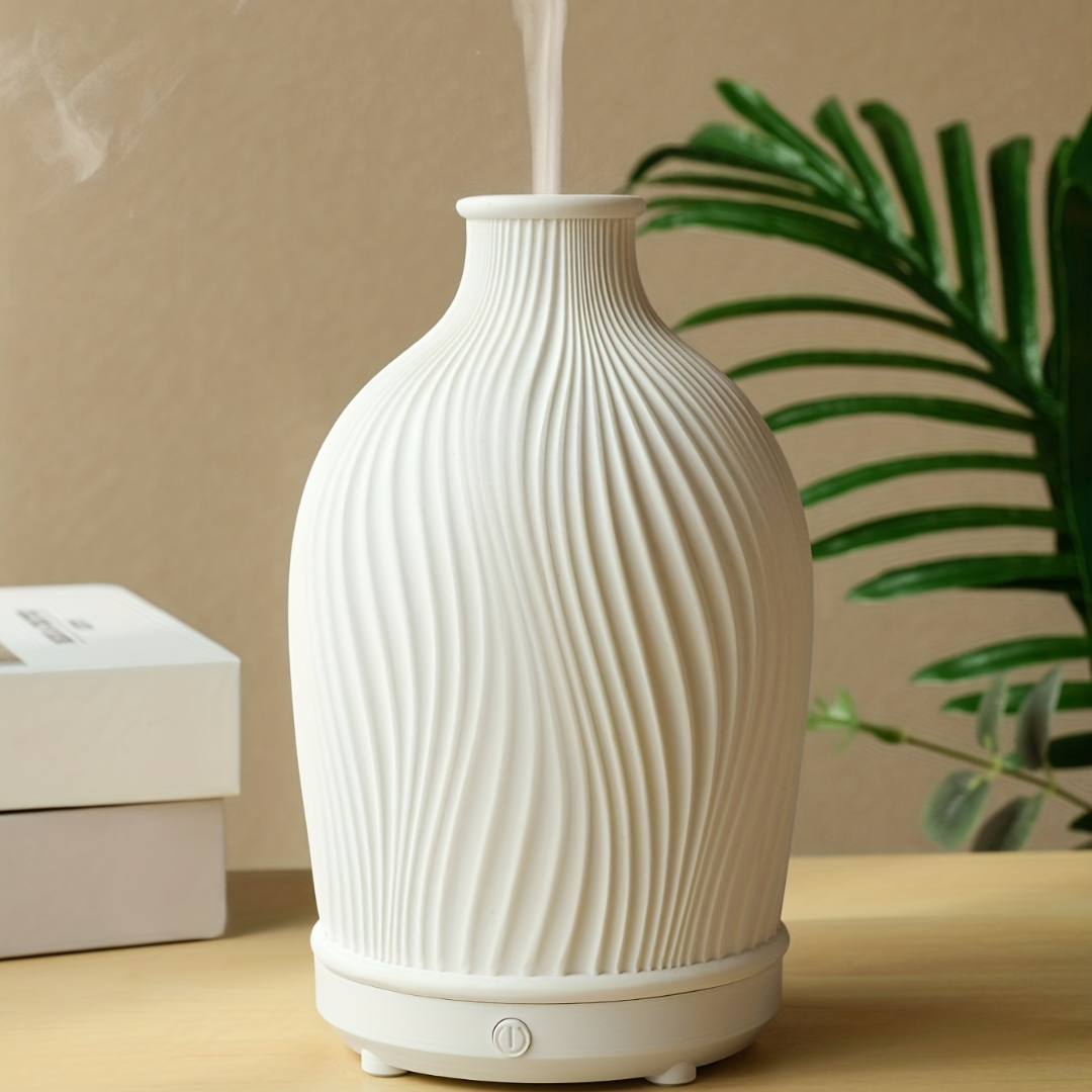 USB-Powered Ultrasonic Cool Mist Humidifier Elegant White