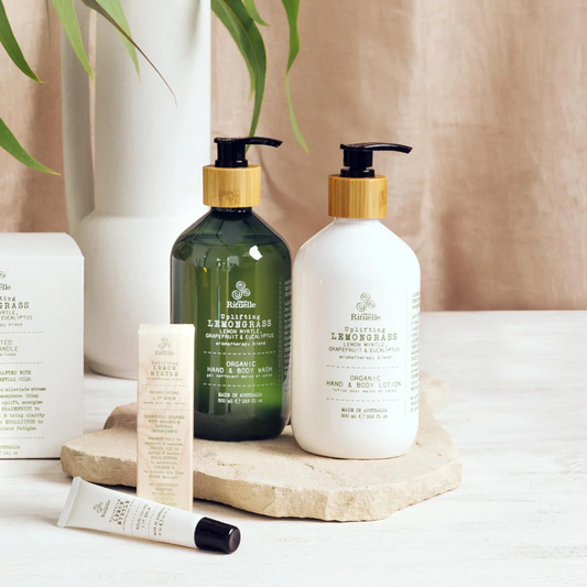 Urban Rituelle Organic Hand & Body Lotion - Lemongrass, Lemon Myrtle, Grapefruit & Eucalyptus 500mL