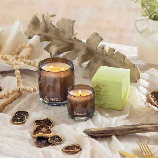 Urban Rituelle Wild Sage, Bitter Orange, Bergamot, Driftwood Candle 400g