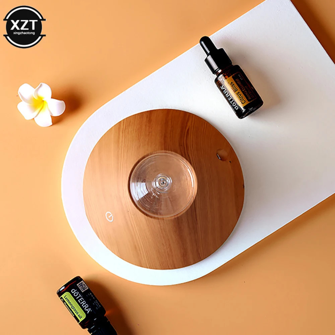 Waterless Aromatherapy Machine Wood Grain Ultrasonic Diffuser