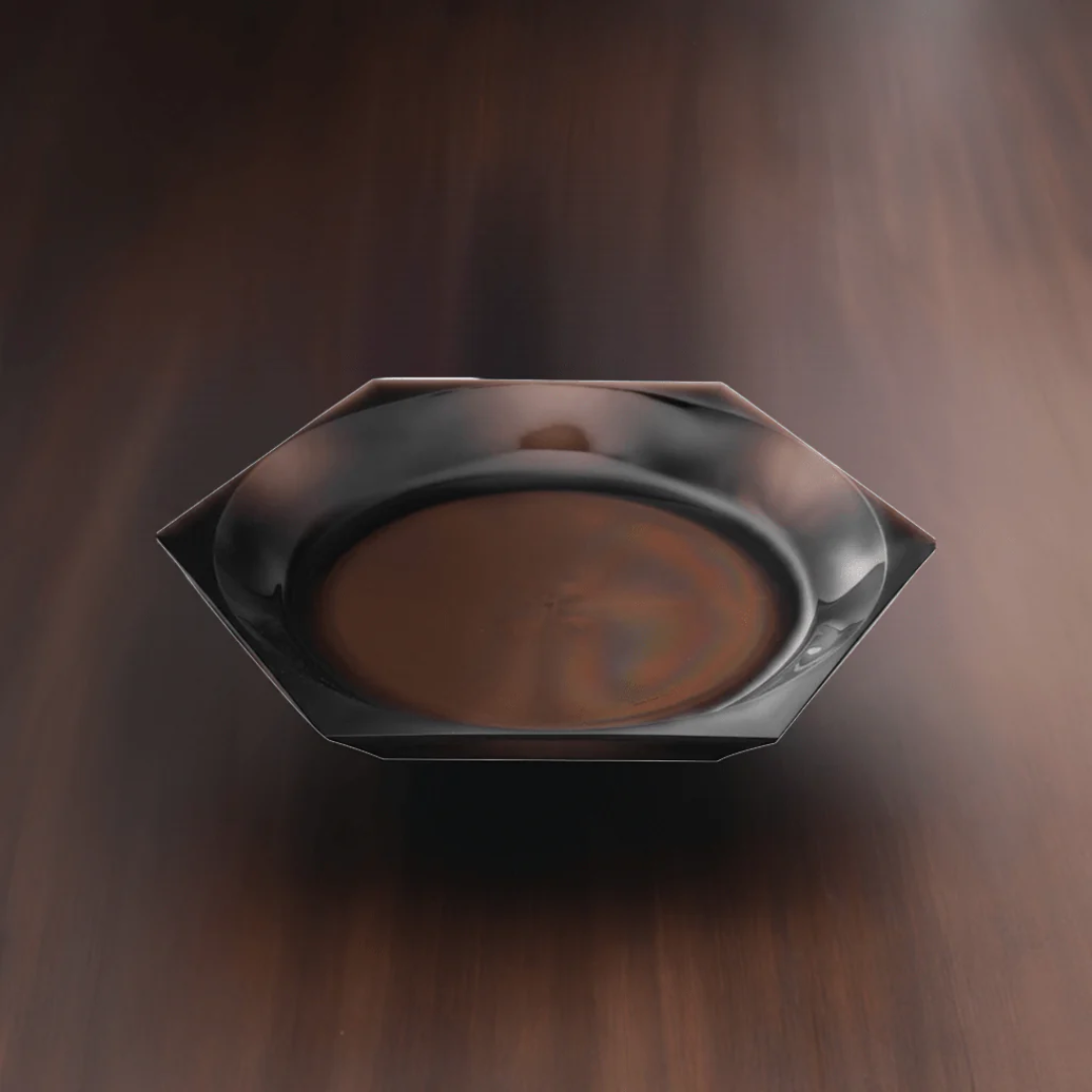 Acrylic Tray - Mario Luca Giusti - Mario Luca Giusti Camilla Acrylic Tray Smoked - The Gift Company