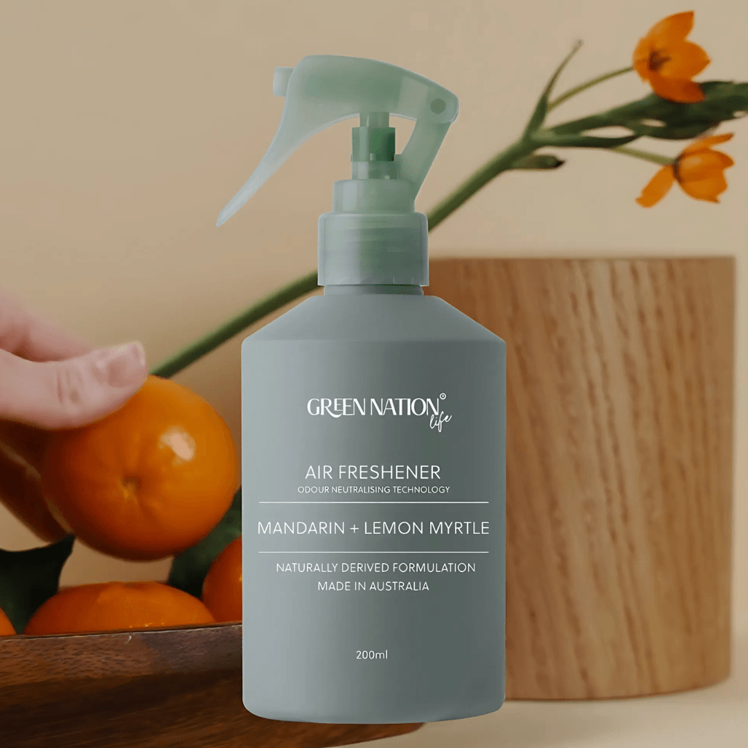 Air Freshener - Green Nation Life - Green Nation Life Air Freshener 200mL - Mandarin & Lemon Myrtle - The Gift Company