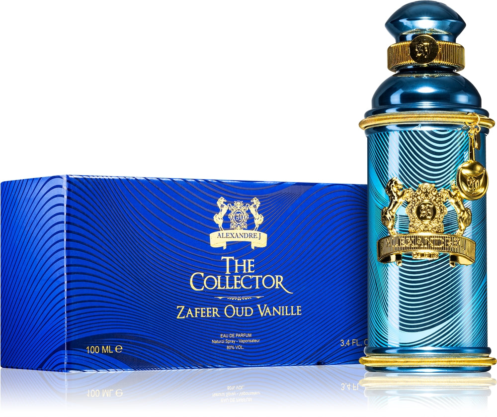 Alexandre J Zafeer Oud Vanille Eau de Parfum 100mL bottle and box