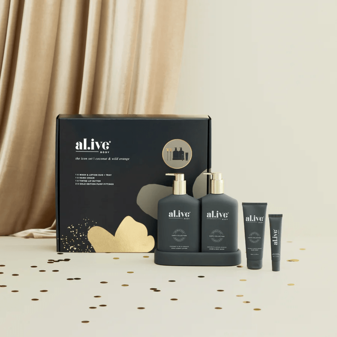 Bath & Body Gift Sets - Al.ive - al.ive The Icon Set - Coconut & Wild Orange - The Gift Company