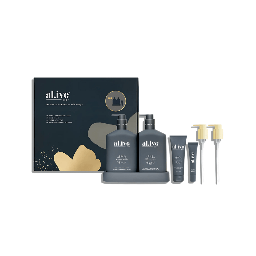 Bath & Body Gift Sets - Al.ive - al.ive The Icon Set - Coconut & Wild Orange - The Gift Company
