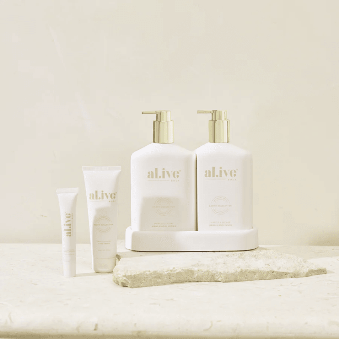Bath & Body Gift Sets - Al.ive - al.ive The Icon Set - Mango & Lychee - The Gift Company