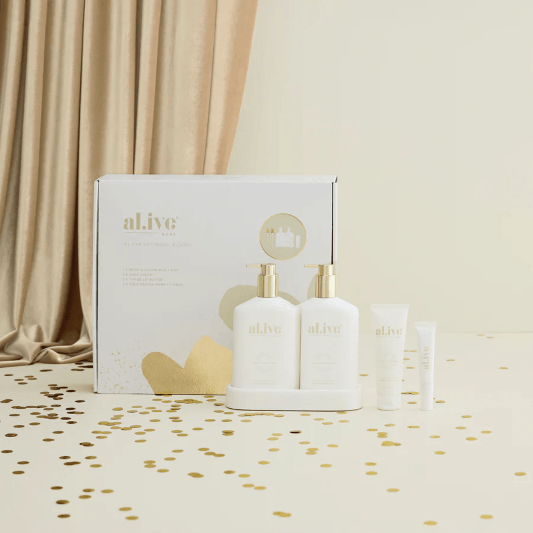 Bath & Body Gift Sets - Al.ive - al.ive The Icon Set - Mango & Lychee - The Gift Company
