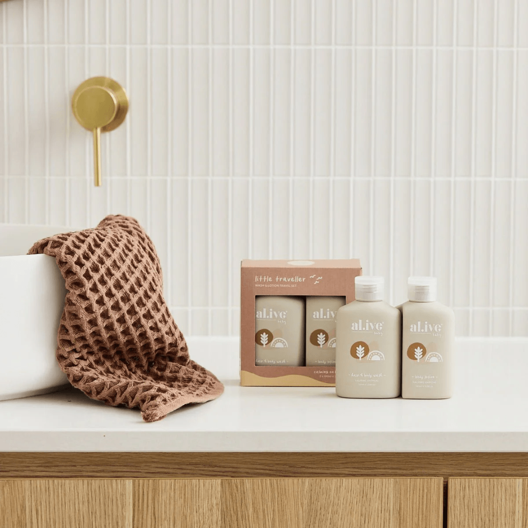 Bath & Body Set - Al.ive - al.ive body Little Traveller - Wash & Lotion Travel Set - The Gift Company