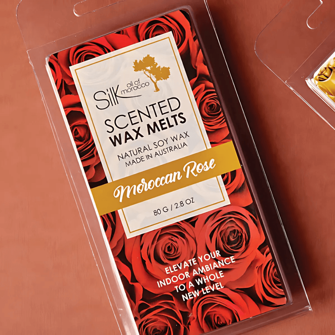 Bath & Body Set - Silk Oil of Morocco - Silk Oil of Morocco - Moroccan Rose Luxe Day Spa Hamper - The Gift Company