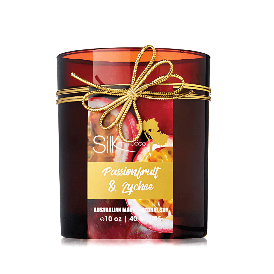 Bath & Body Set - Silk Oil of Morocco - Silk Oil of Morocco - Passionfruit & Lychee Day Spa Hamper - The Gift Company