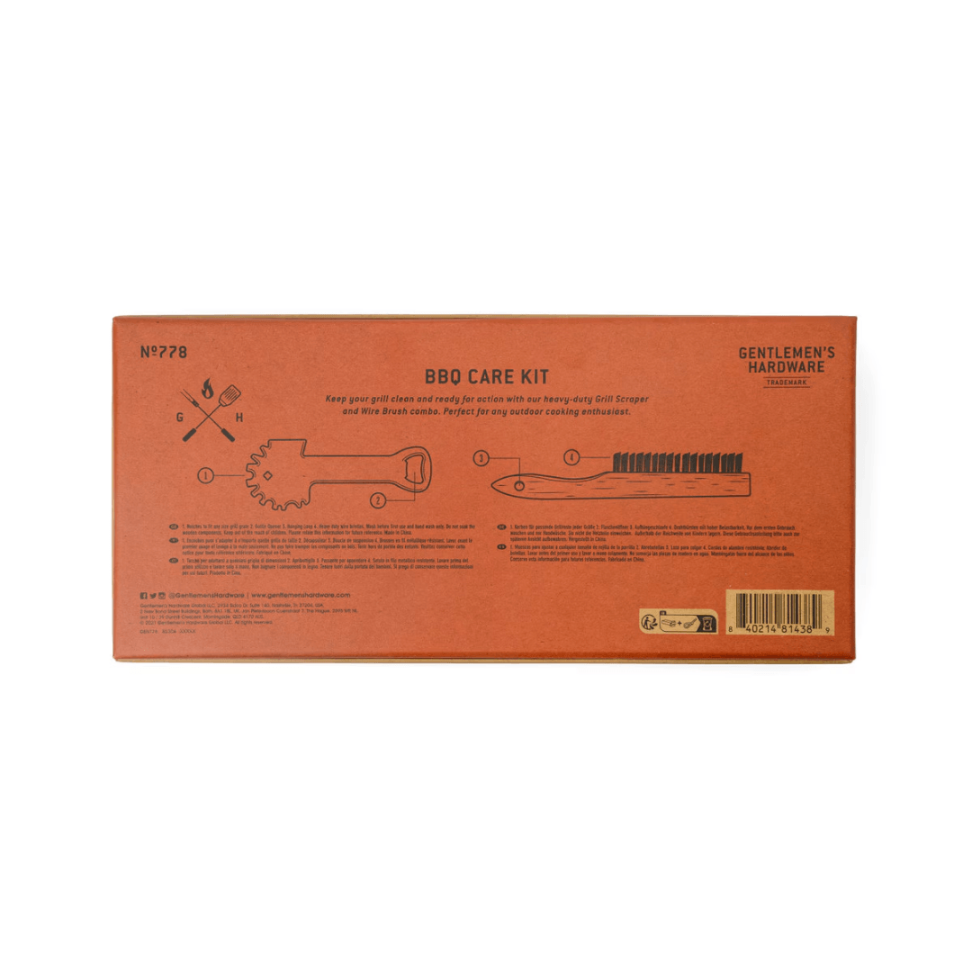 BBQ Kit - Gentlemen's Hardware - Gentlemen's Hardware - The BBQ Care Kit - The Gift Company
