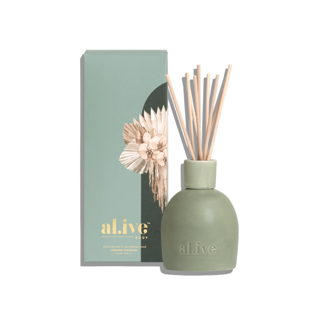 al.ive body Blackcurrant & Caribbean Wood Diffuser 250mL