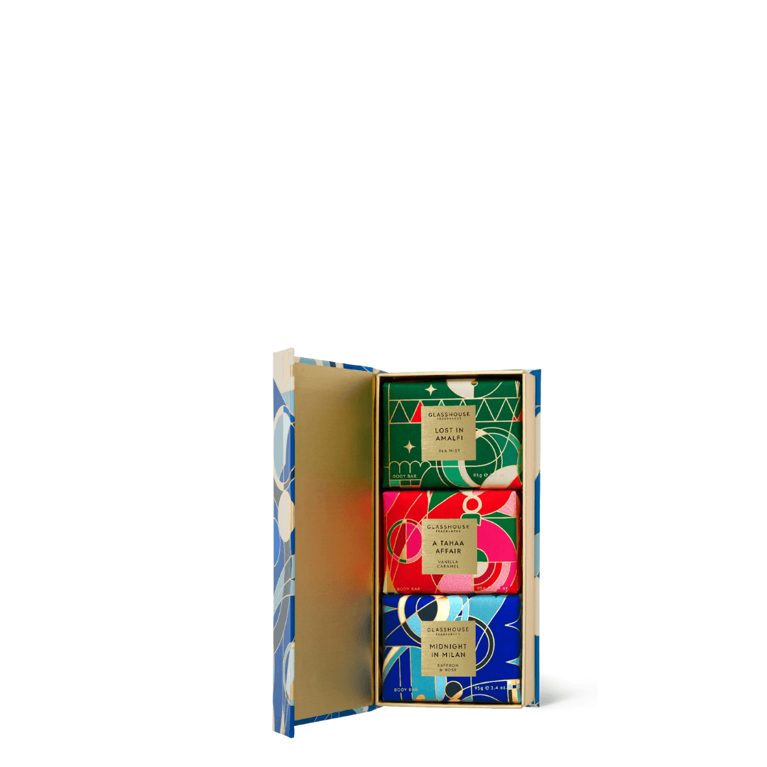 Body Bar - Glasshouse - Glasshouse Fragrances Body Bar Trio 95gx3 - The Gift Company