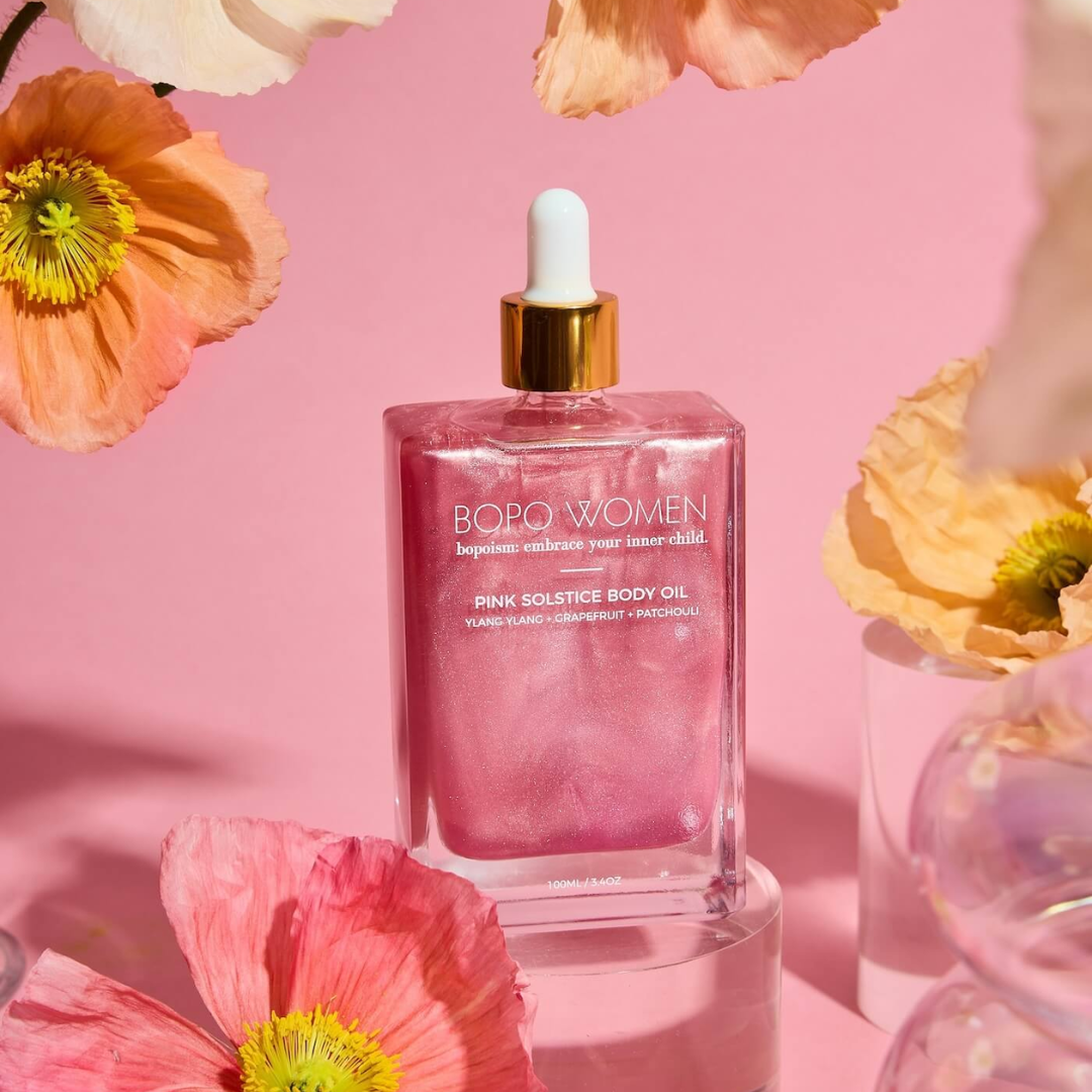 Body Oil - BOPO Women - Bopo Women Pink Solstice Body Oil 100ml - The Gift Company