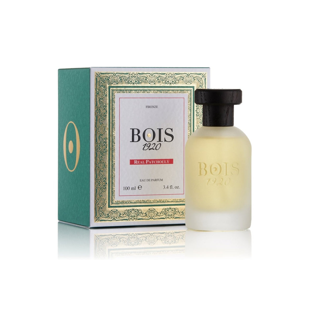 Bois 1920 Real Patchouly Eau de Parfum 100mL bottle and box