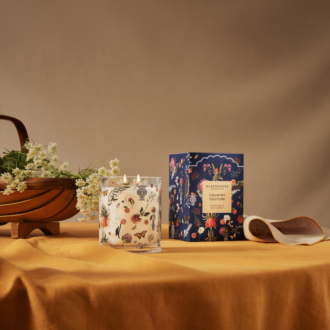 Bundle - Glasshouse - Glasshouse Fragrances Country Couture Cashmere & Nectarine Bundle (worth $145) - The Gift Company