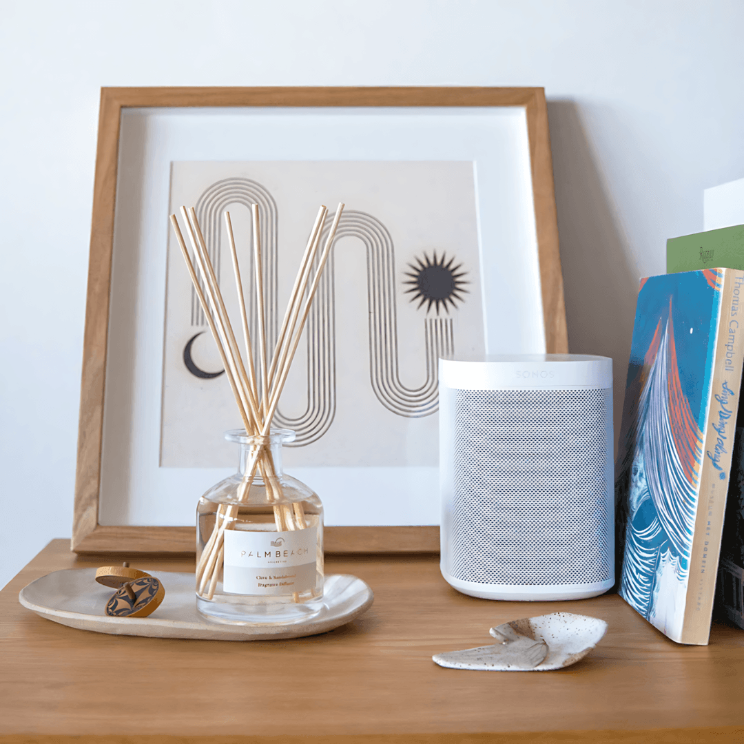 Bundle - Palm Beach - Palm Beach Clove & Sandalwood Candle 420g & Diffuser 250mL Bundle (worth $100) - The Gift Company