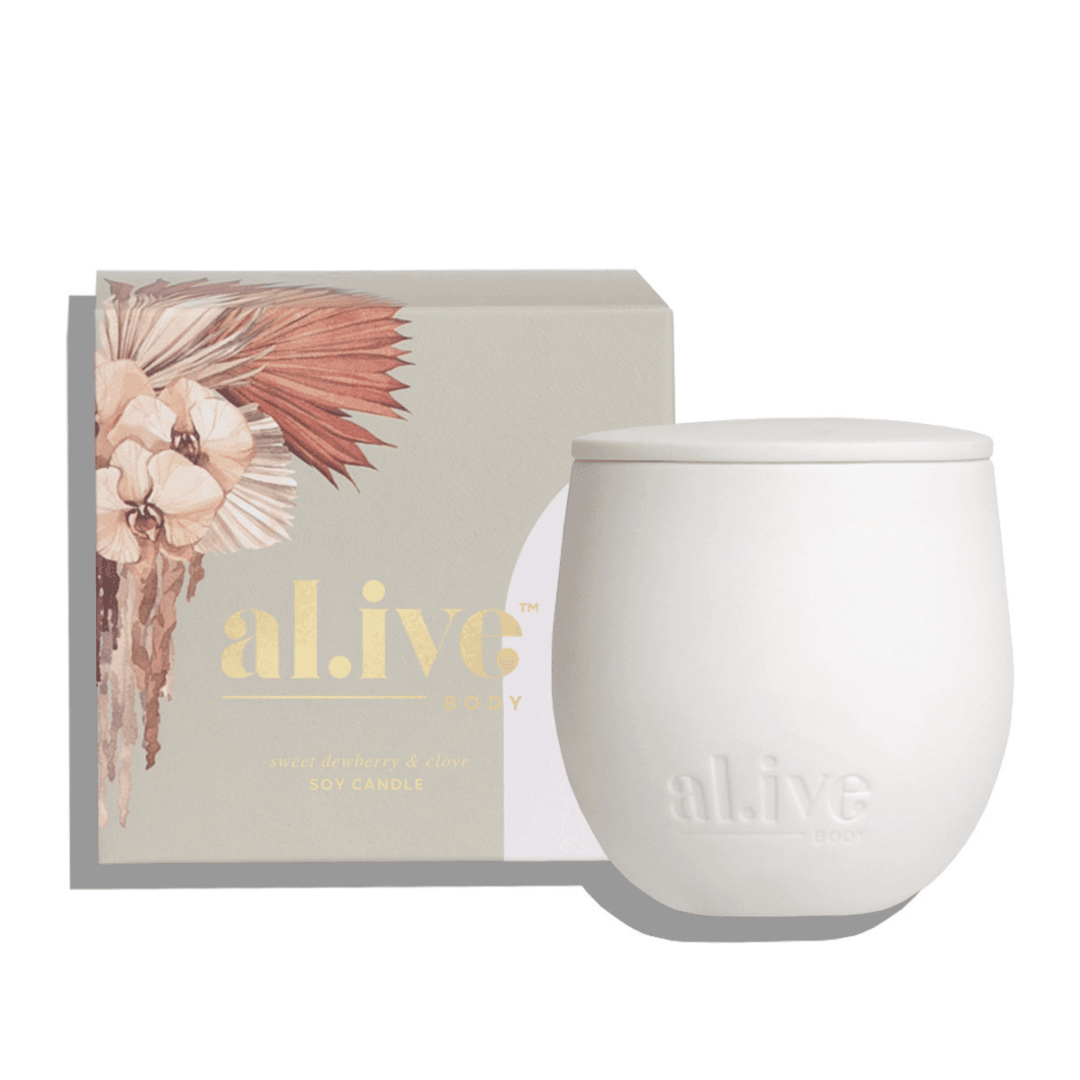 Candle - Al.ive - al.ive Sweet Dewberry & Clove Soy Candle 295g - The Gift Company