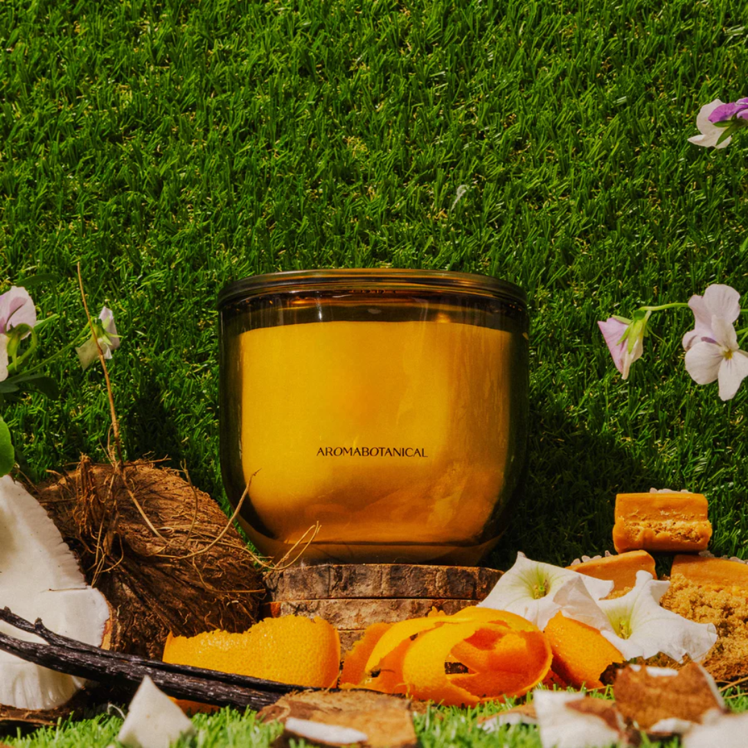 Candle - Aromabotanical - Aromabotanical Vanilla & Musk Candle 410g - The Gift Company