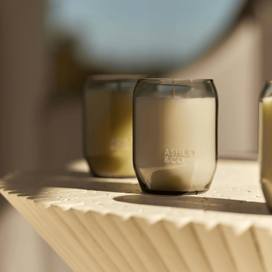 Ashley & Co Blossom & Gilt Waxed Perfume Candle 310g - included in Ashley & Co Blossom & Gilt Candle & Reed Diffuser Bundle