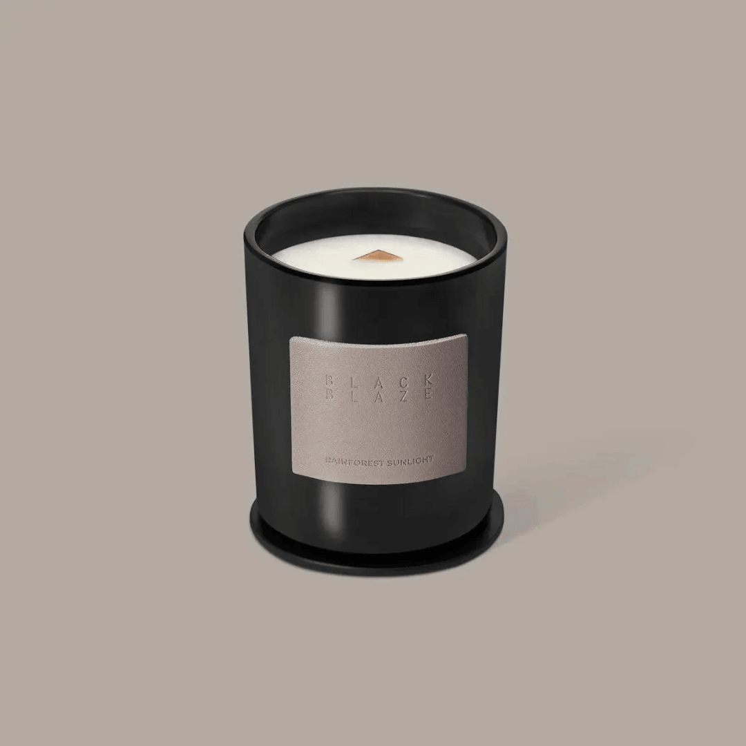 Candle - Black Blaze - Black Blaze Rainforest Candle 200g - The Gift Company