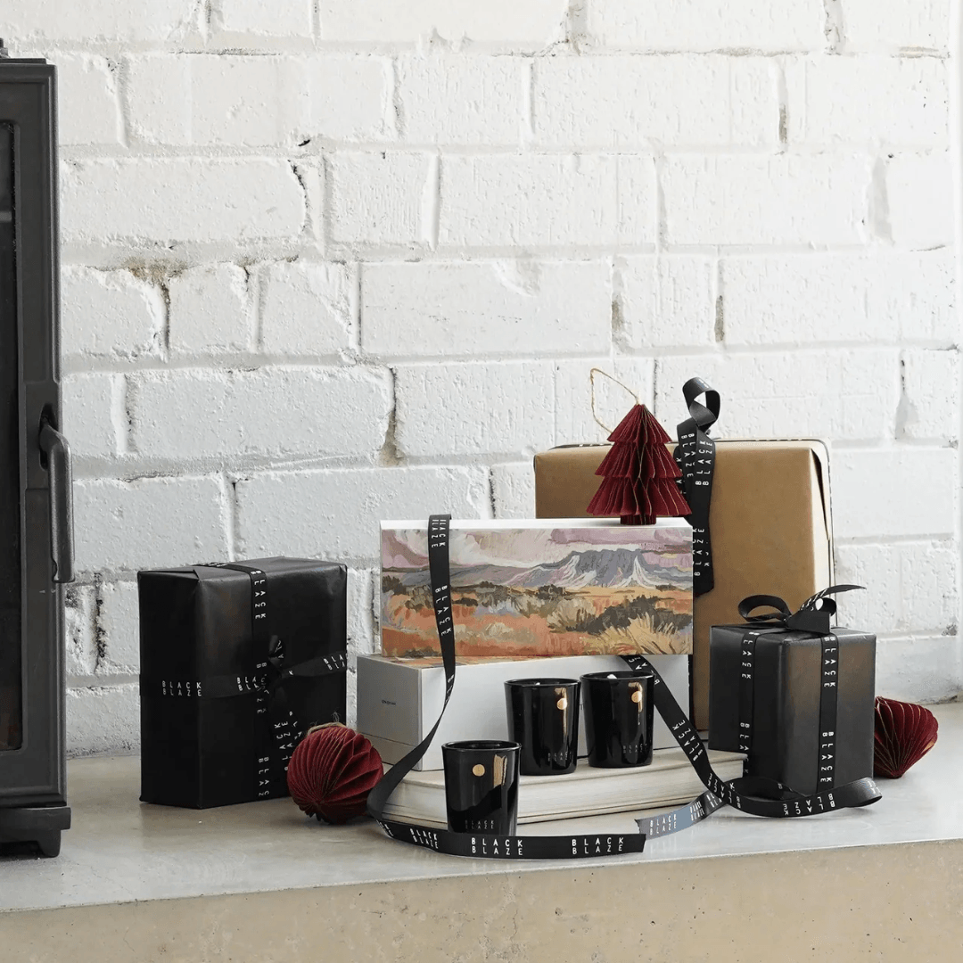 Candle - Black Blaze - Black Blaze The Great Outdoor Set 70gx3 - The Gift Company