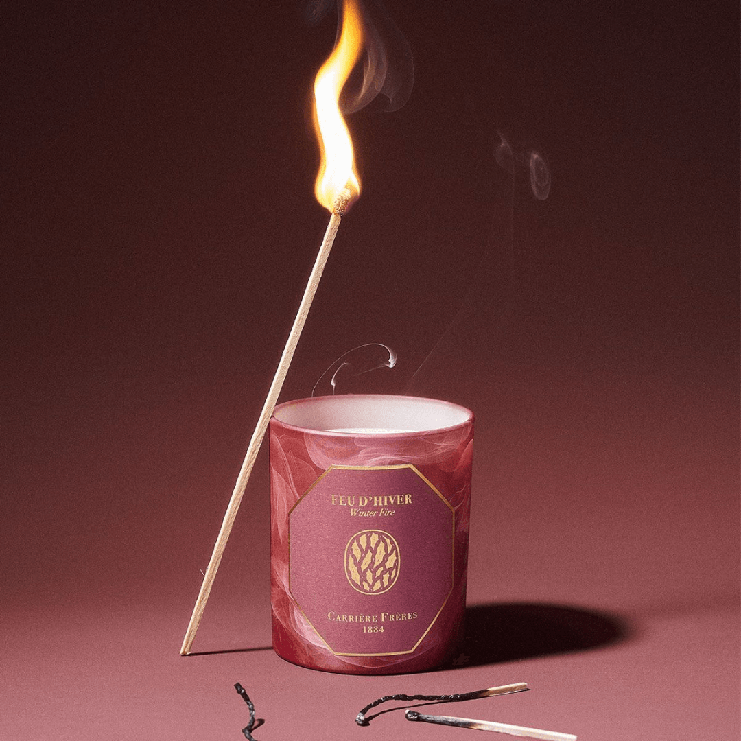 Candle - Carriere Freres - Carrière Frères Winter Fire Candle 185g - The Gift Company