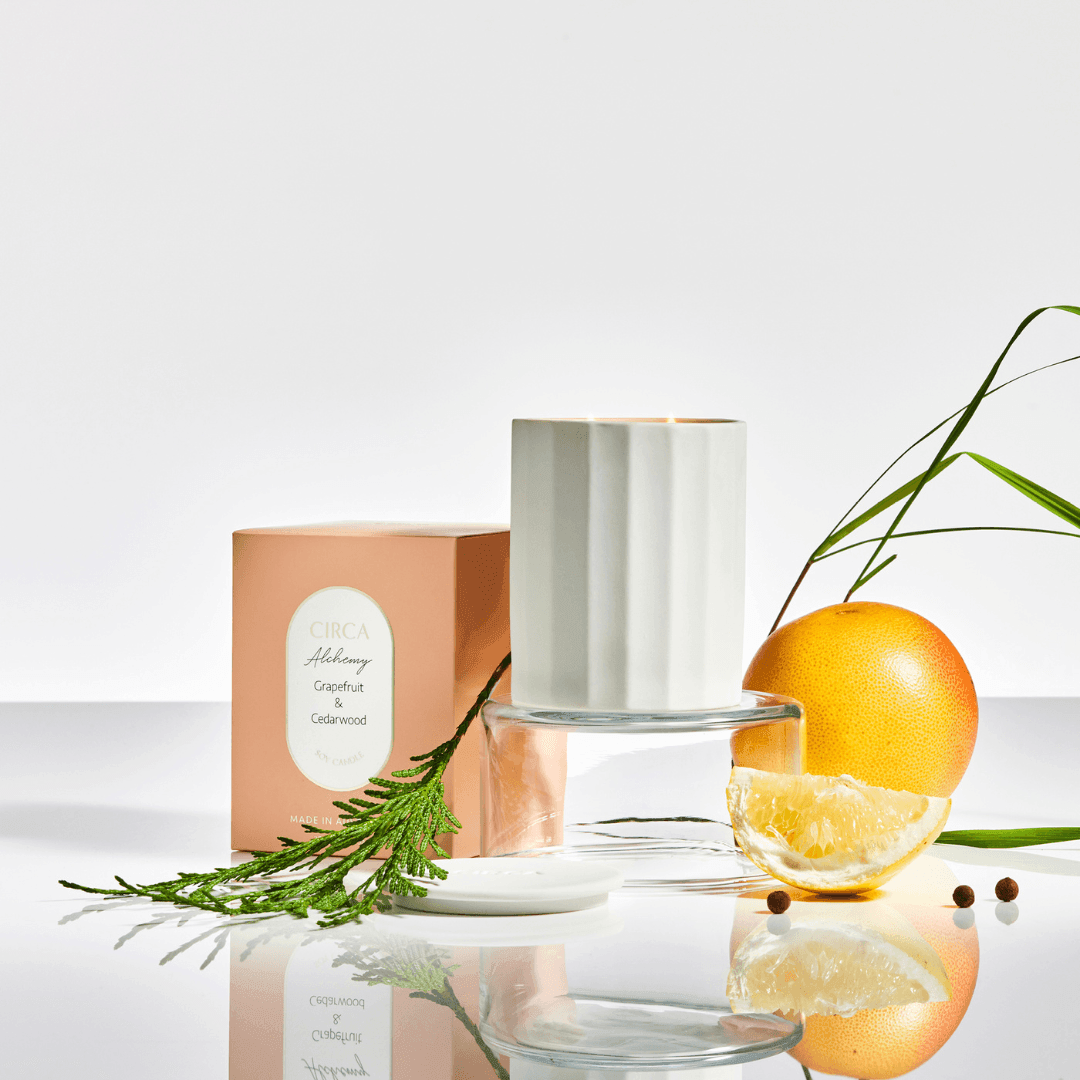 Candle - Circa - CIRCA Grapefruit & Cedarwood Candle 350g - The Gift Company