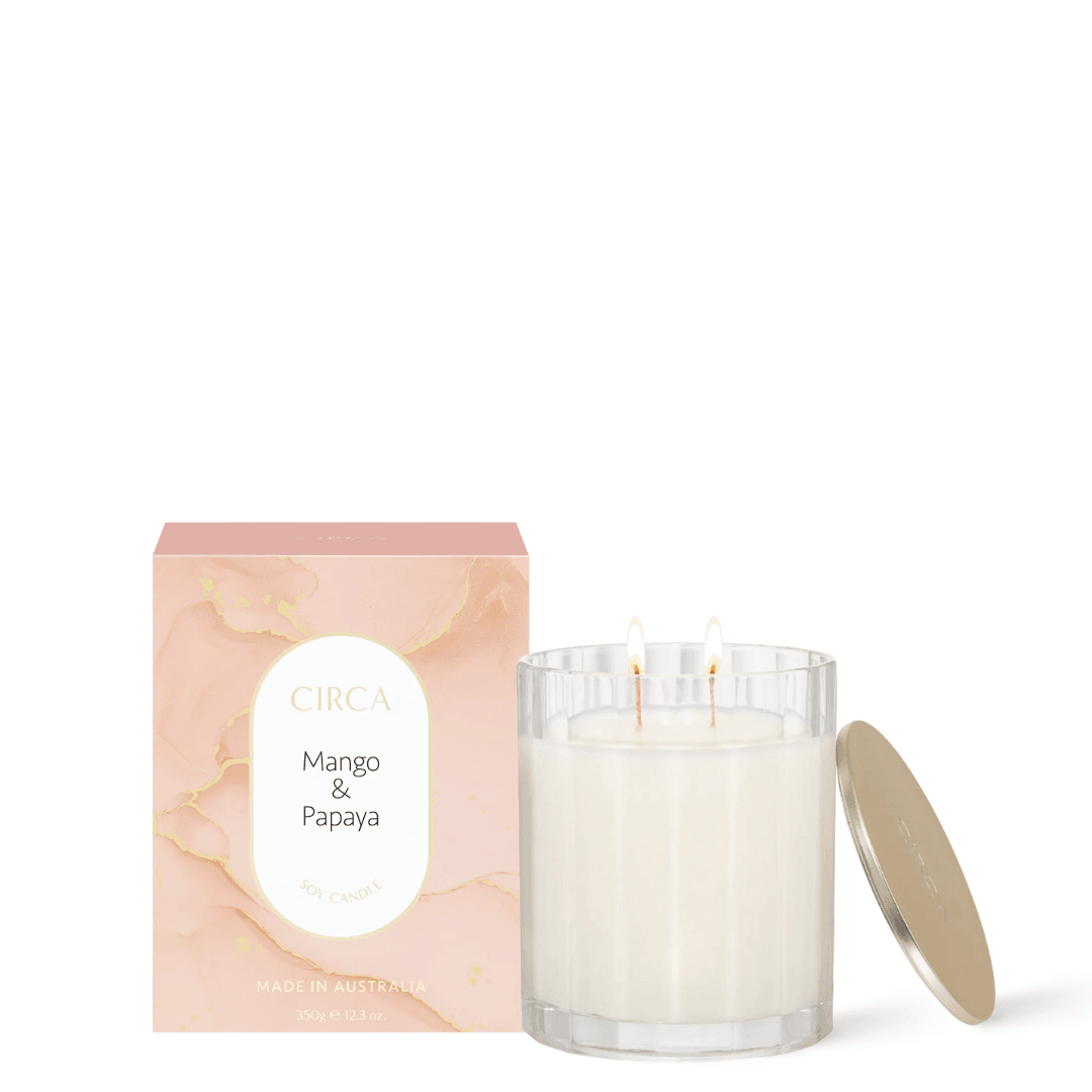 Candle - Circa - CIRCA Mango & Papaya Soy Candle 350g - The Gift Company