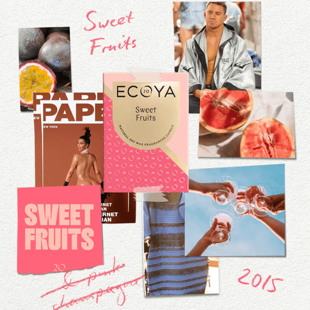 Candle - Ecoya - ECOYA Greatest Hits: Sweet Fruits Madison Candle 400g - The Gift Company