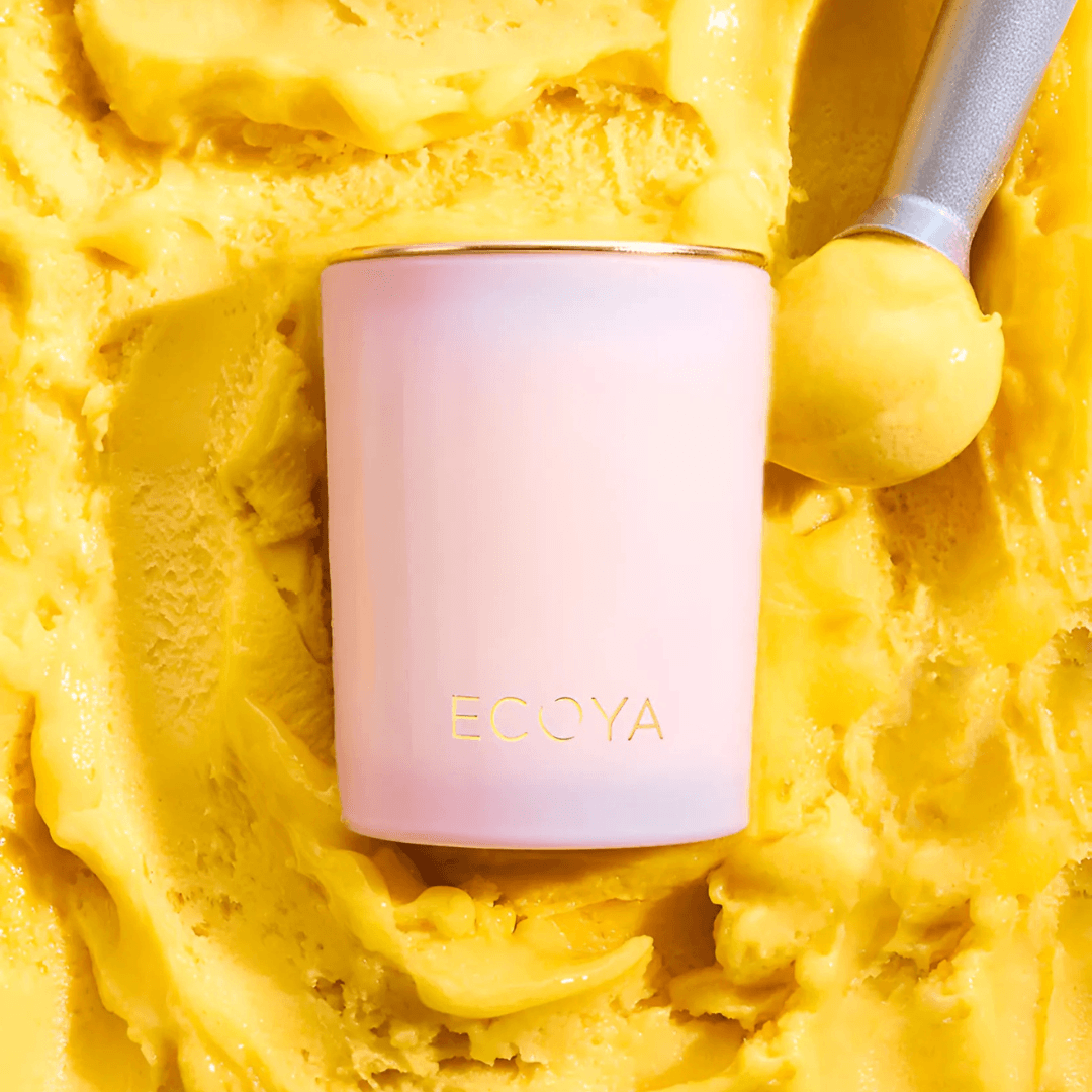 Candle - Ecoya - ECOYA Sorbet Summer Vanilla Bean & Passionfruit Madison Candle 400g - The Gift Company