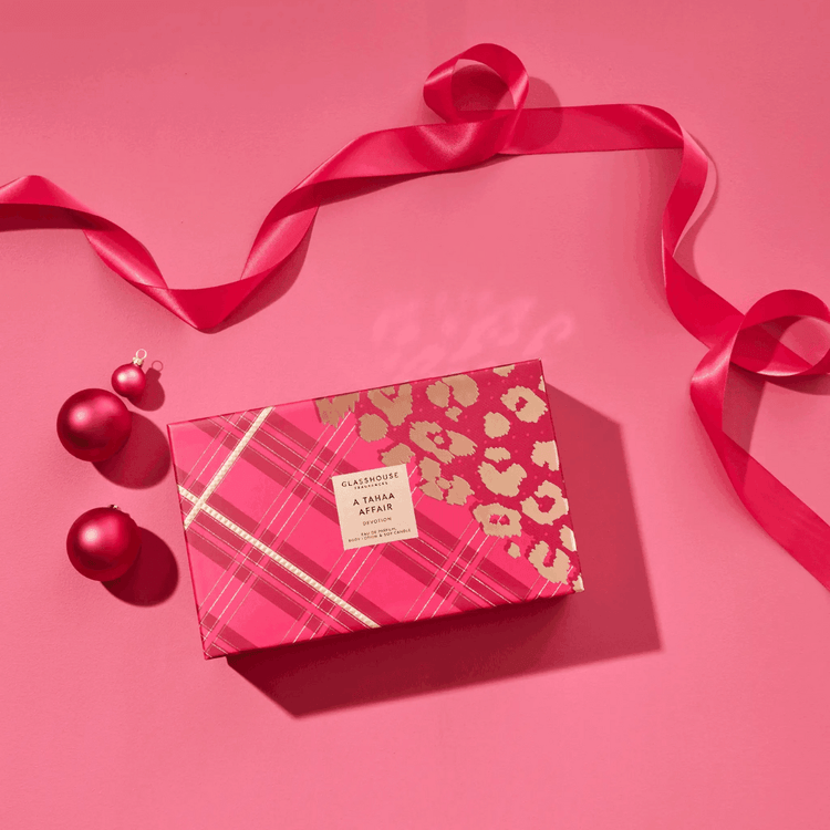 Candle - Glasshouse - Glasshouse Fragrances A Tahaa Affair Devotion Trio Gift Set - The Gift Company