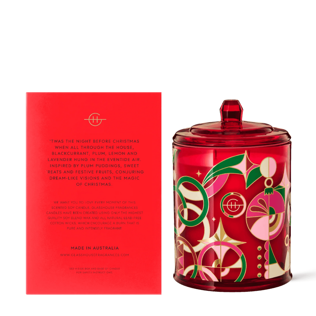 Candle - Glasshouse - Glasshouse Fragrances Night Before Christmas Candle 380g - The Gift Company