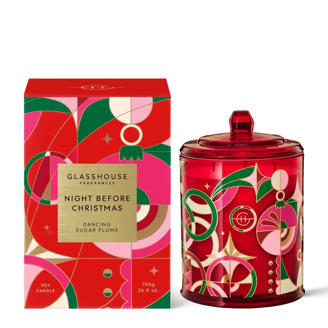 Candle - Glasshouse - Glasshouse Fragrances Night Before Christmas Candle 760g - The Gift Company