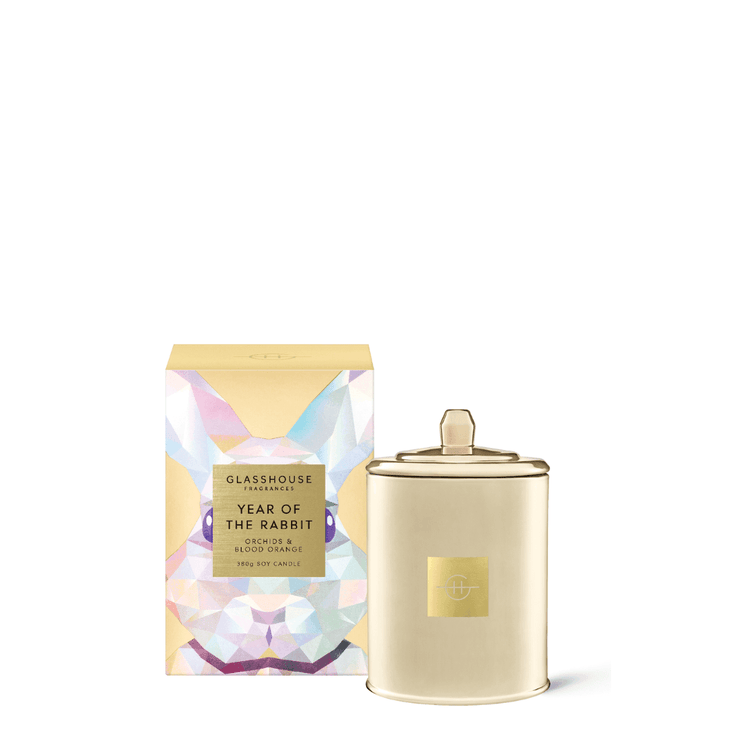 Candle - Glasshouse - Glasshouse Fragrances Year of the Rabbit Candle 380g - The Gift Company