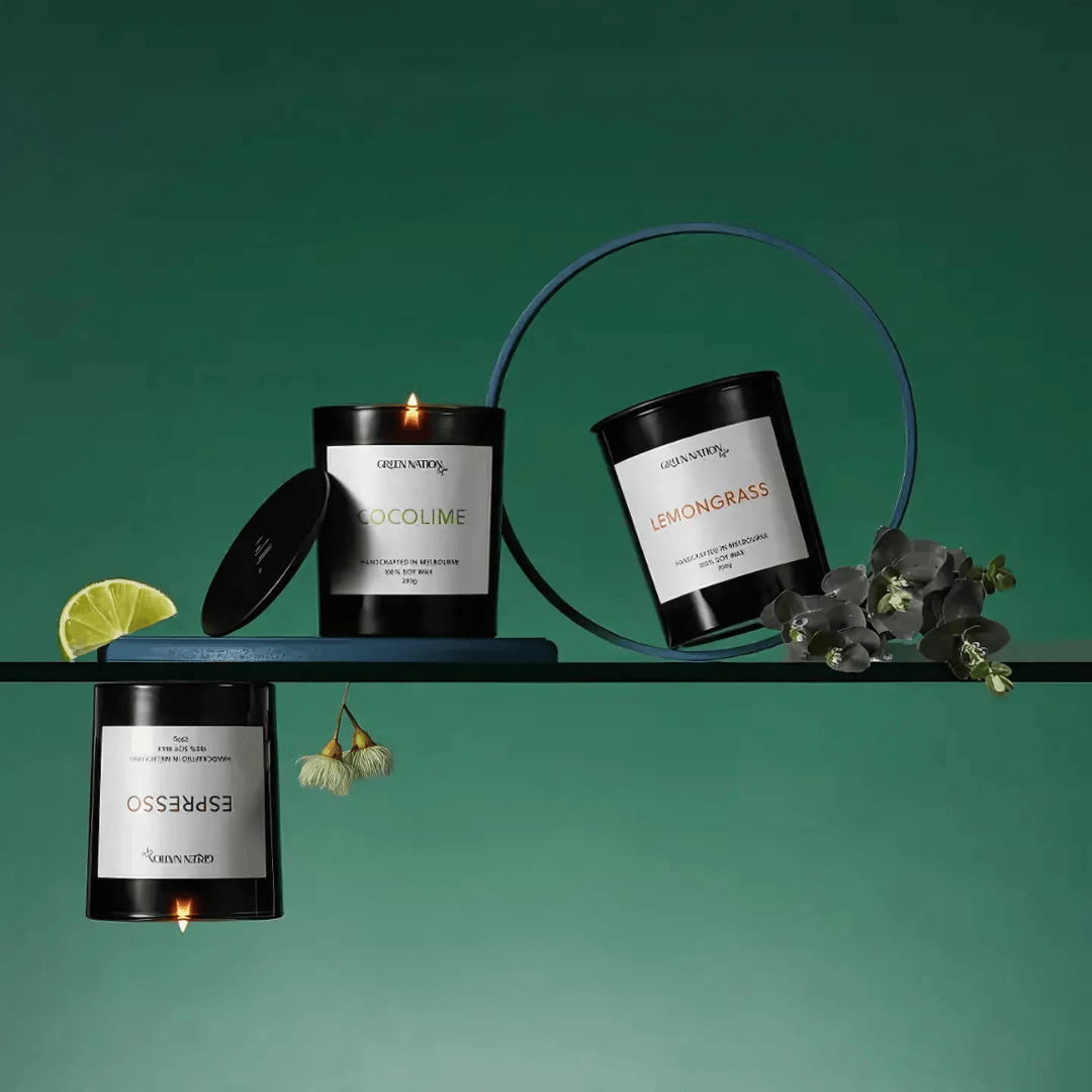 Candle - Green Nation Life - Green Nation Life Soy Wax Candle - Cocolime 200g - The Gift Company