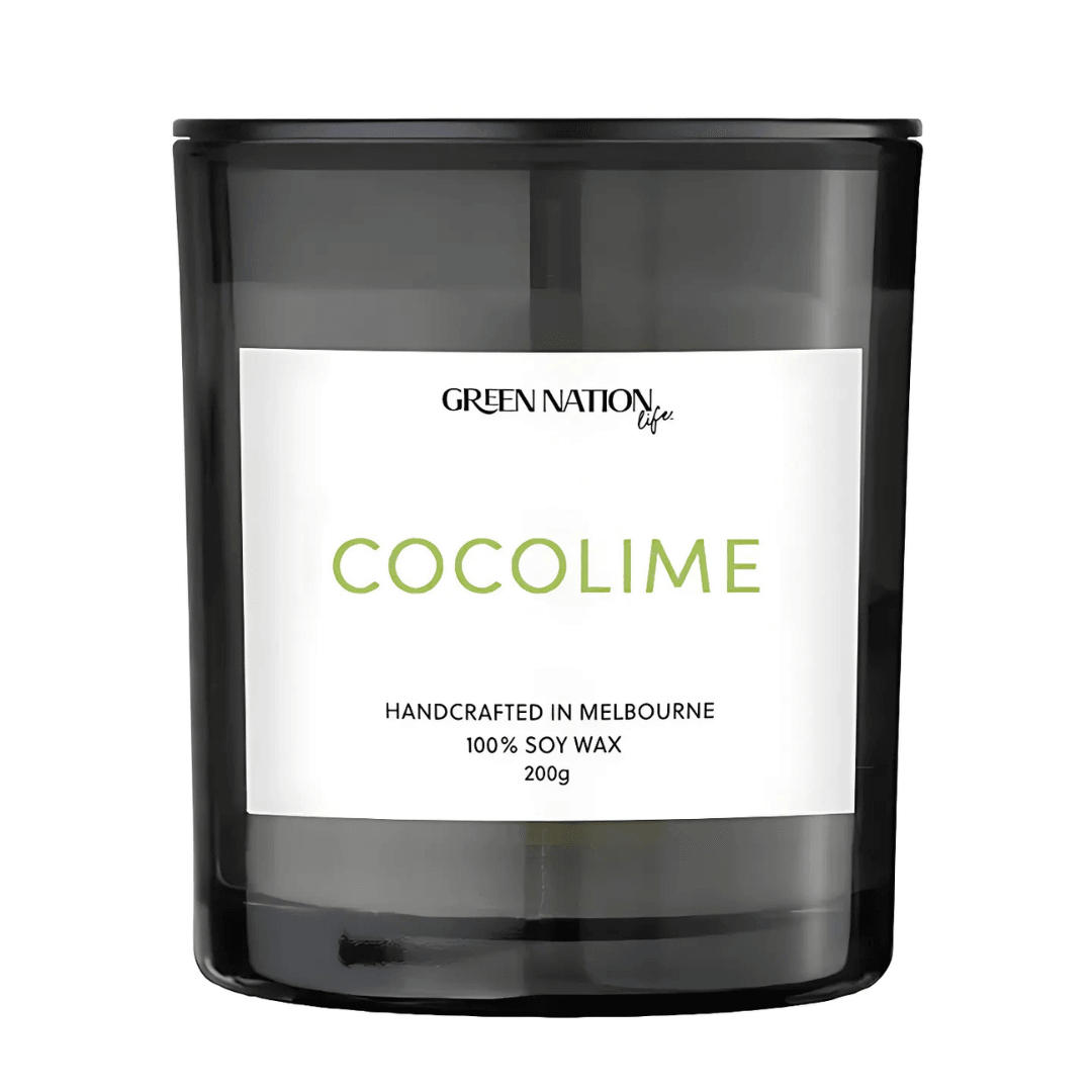Candle - Green Nation Life - Green Nation Life Soy Wax Candle - Cocolime 200g - The Gift Company