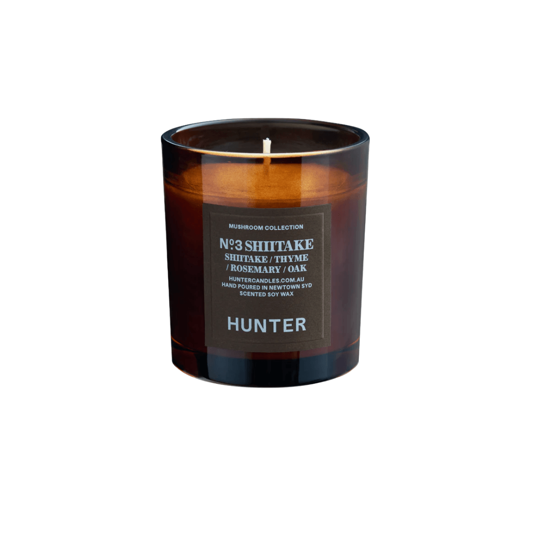Candle - Hunter - Hunter No. 3 SHIITAKE, THYME, ROSEMARY & OAK Soy Candle - The Gift Company