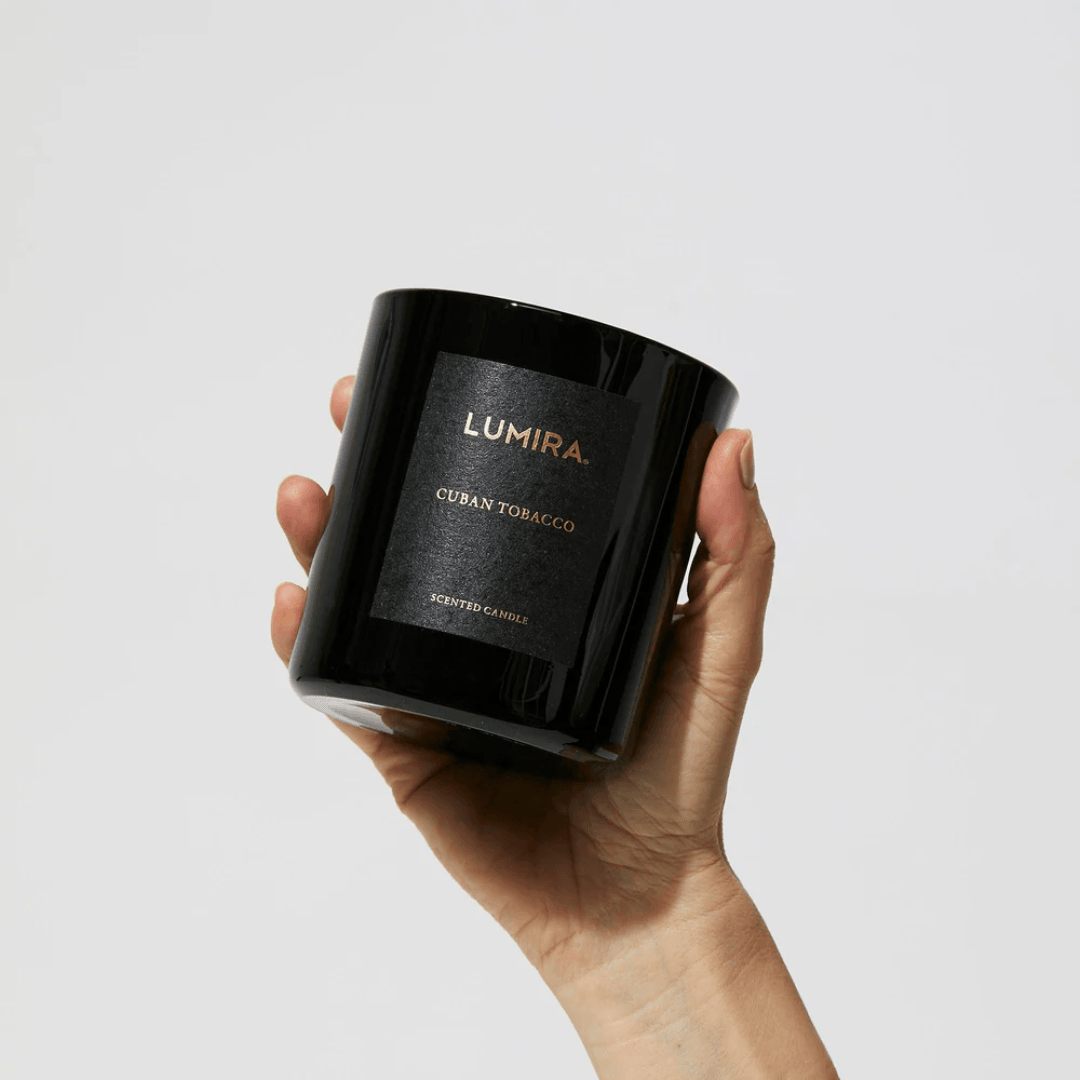 Candle - Lumira - Lumira Cuban Tobacco Candle 300g - The Gift Company
