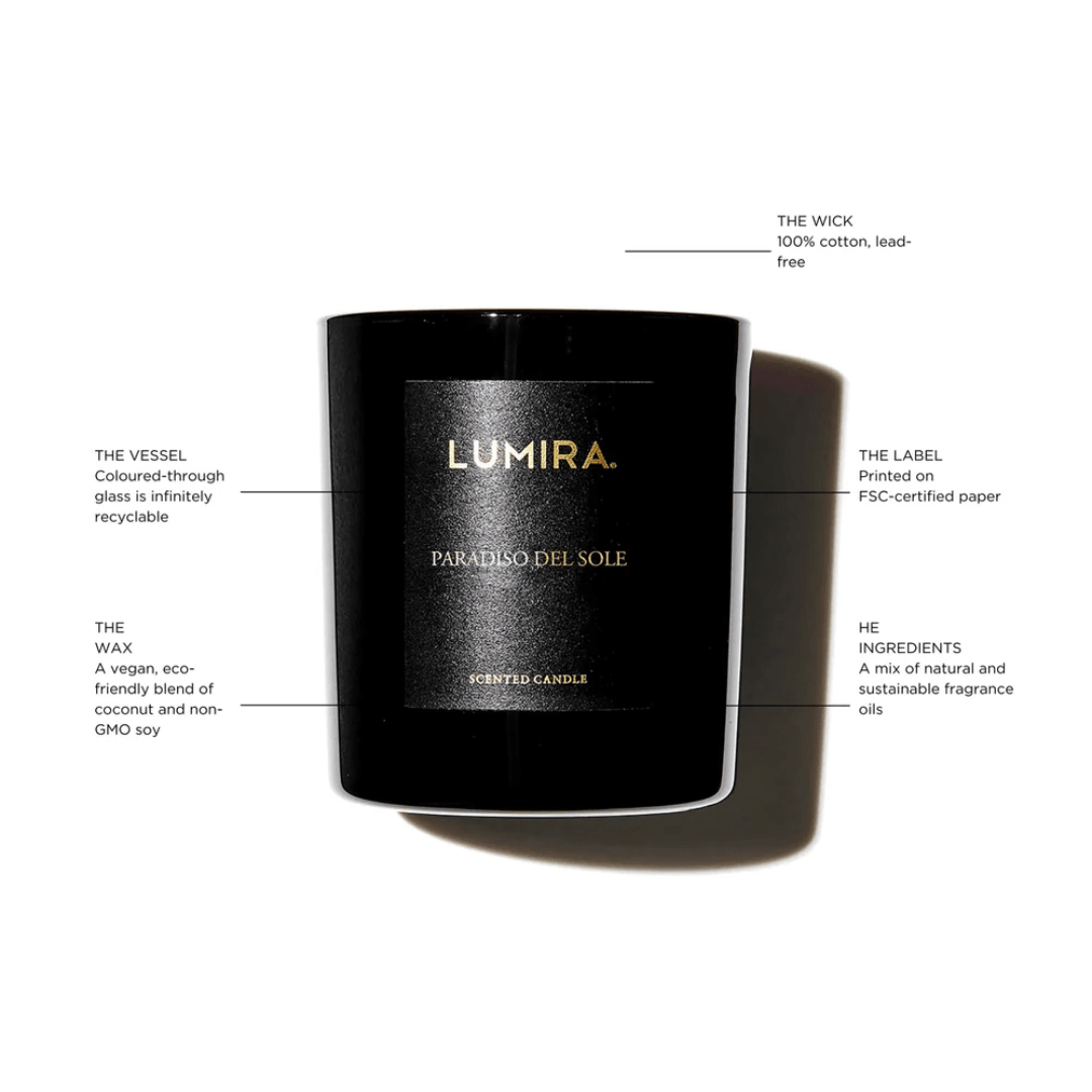Candle - Lumira - Lumira Paradiso del Sole Candle 300g - The Gift Company