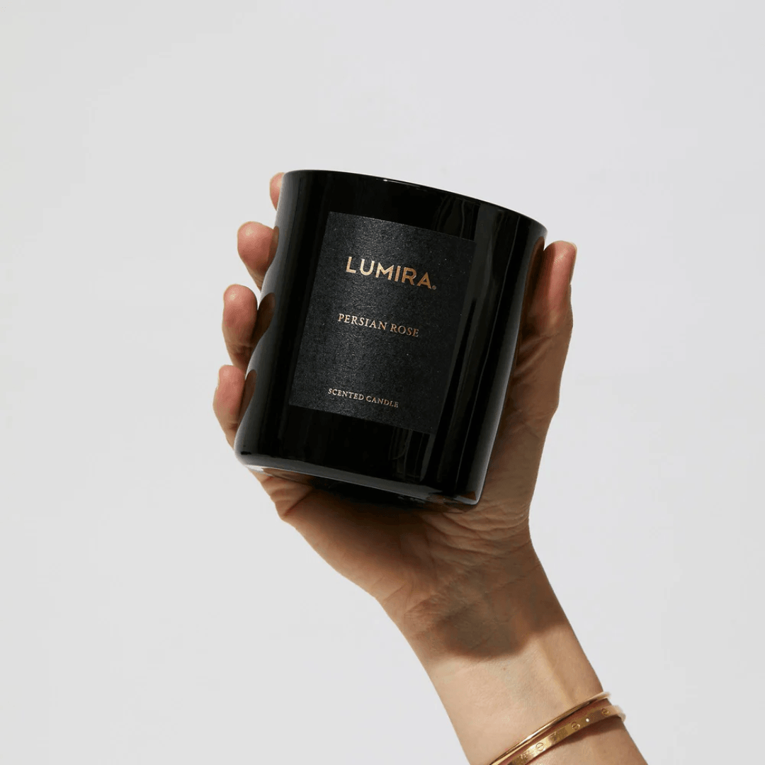 Candle - Lumira - Lumira Persian Rose Candle 300g - The Gift Company