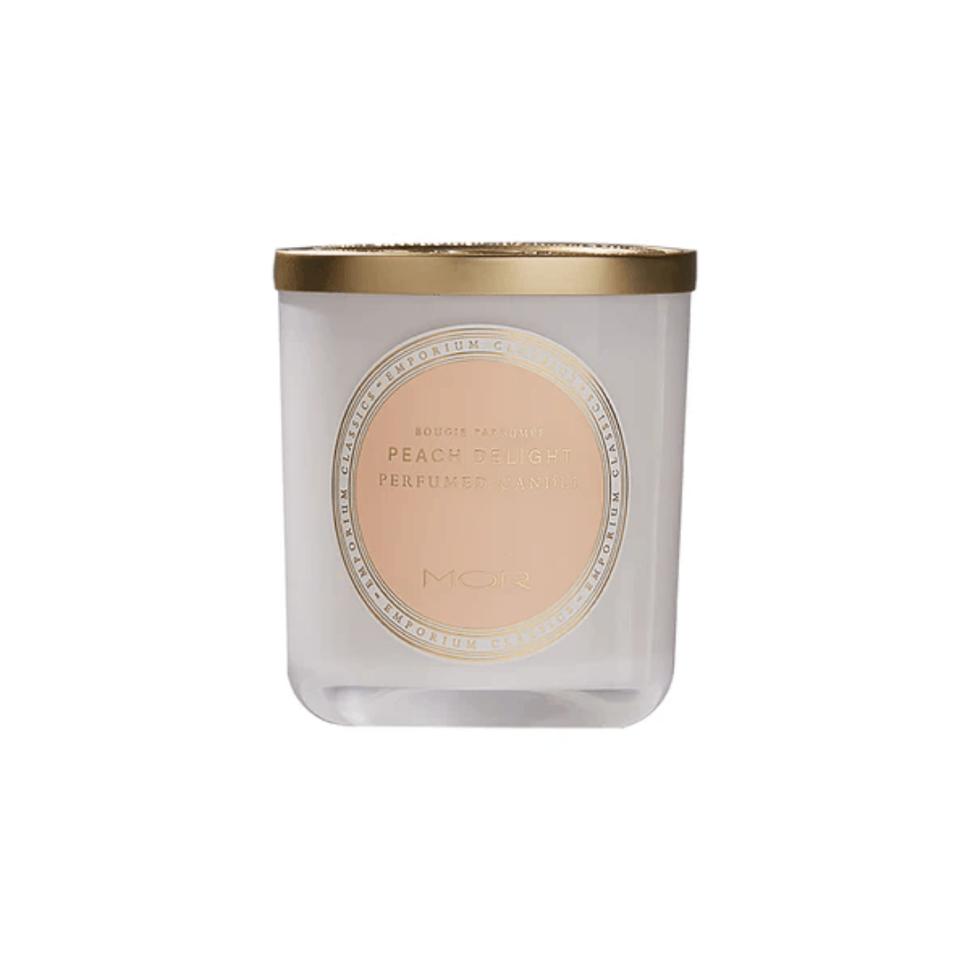 Candle - Mor Boutique - MOR Emporium Classics Blanc Peach Delight Perfumed Candle - The Gift Company